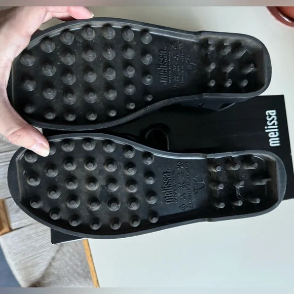 Melissa Possession Black Sandal Size 8 - Picture 5 of 5